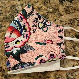 Vera Bradley Stitched Flowers Face Mask